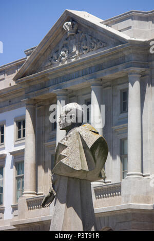 Statue der portugiesische Schriftsteller do Almada in Porto, Portugal Stockfoto