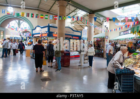 Badewanne Guildhall Markt, Somerset, Großbritannien Stockfoto