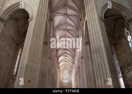 Das Kloster von Batalha, Batalha, Leiria, Portugal Stockfoto