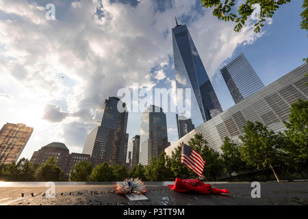 9/11 Memorial. World Trade Center. New York City, USA. Stockfoto