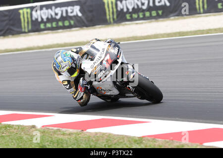 Juni 15, 2018 - Montmelo, Katalonien, Spanien - Karel Karel Abraham, der Tschechischen Republik und Angel Nieto Team konkurriert beim Gran Premi Monster Energy de Catalunya (Grand Prix von Katalonien), MotoGP kostenlose practrice, am 16. Juni 2018 auf der Rennstrecke Catalunya in Montmelo bei Barcelona, Spanien (Bild: © Manuel Blondeau über ZUMA Draht) Stockfoto