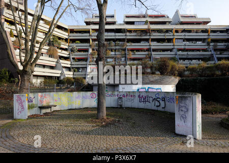 Mannheim, Deutschland, wohnentwicklung Neckarpromenade in Mannheim Stockfoto