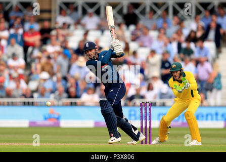 England's Alex Hales in Aktion während eines Tages Länderspiel an der Trent Brücke, Nottingham. Stockfoto