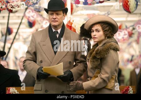 Original Film Titel: THE KING'S SPEECH. Englischer Titel: THE KING'S SPEECH. Regisseur: Tom Hooper. Jahr: 2010. Stars: Colin Firth; Helena Bonham Carter. Credit: SIEHE SAH FILME/Album Stockfoto