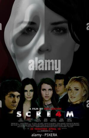 Original Film Titel: Scream 4. Englischer Titel: Scream 4. Regisseur: Wes Craven. Jahr: 2011. Quelle: DIMENSION FILMS/Album Stockfoto