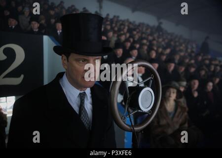 Original Film Titel: THE KING'S SPEECH. Englischer Titel: THE KING'S SPEECH. Regisseur: Tom Hooper. Jahr: 2010. Stars: Colin Firth. Credit: SIEHE SAH FILME/Album Stockfoto