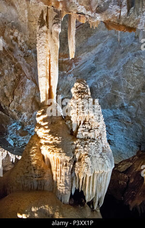 Die Jenolan Caves. Blue Mountains in Australien. Stockfoto