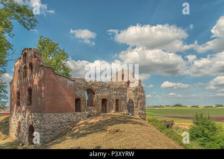 Die Manstorp Gables ist eine in Vellinge Gemeinde in der Region Skane Schweden ruinieren. Stockfoto