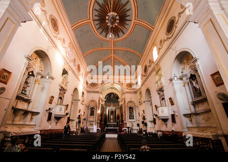 Igreja do Santíssimo Sacramento da Boa Vista, Na Rua Imperatriz Tereza Cristina, Bairro da Boa Vista, Recife, PE. Stockfoto