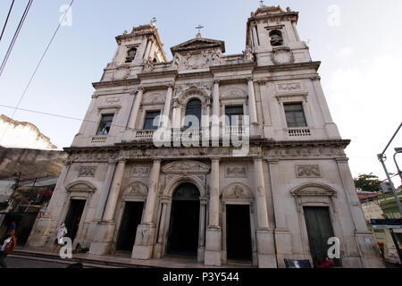 Igreja do Santíssimo Sacramento da Boa Vista, Na Rua Imperatriz Tereza Cristina, Bairro da Boa Vista, Recife, PE. Stockfoto