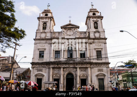 Igreja do Santíssimo Sacramento da Boa Vista, Na Rua Imperatriz Tereza Cristina, Bairro da Boa Vista, Recife, PE. Stockfoto