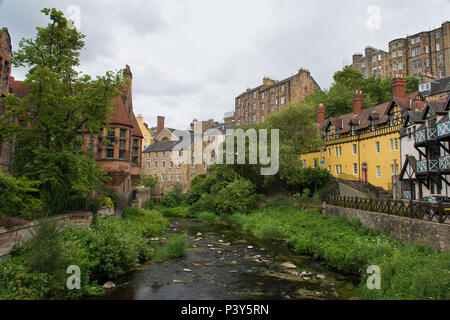 Dean Village in Edinburgh, Vereinigtes Königreich Stockfoto