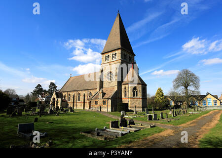 St. Peters Kirche, Wimblington Dorf, Cambridgeshire, England, Großbritannien Stockfoto