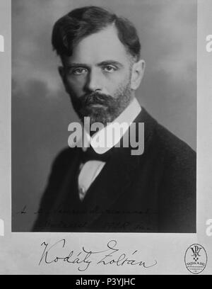 RETRATO DE Zoltan Kodaly (1882-1967) - MUSICO Y COMPOSITOR Hungaro-ring. Ort: ZENTRALBIBLIOTHEK, Budapest, Ungarn. Stockfoto
