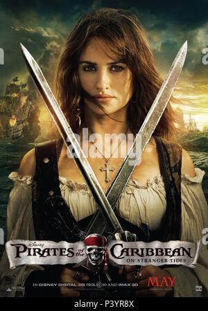 Original Film Titel: PIRATEN DER KARIBISCHEN MEERE: On Stranger Tides. Englischer Titel: PIRATEN DER KARIBISCHEN MEERE: On Stranger Tides. Regisseur: Rob Marshall. Jahr: 2011. Stars: PENELOPE CRUZ. Quelle: WALT DISNEY PICTURES/Album Stockfoto