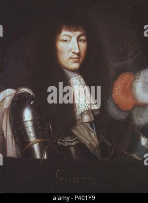 LUIS XIV BORBON - FUTURO REY SOL - SIGLO XVII. Lage: MUSEO PALACIO, Versailles, Frankreich. Stockfoto