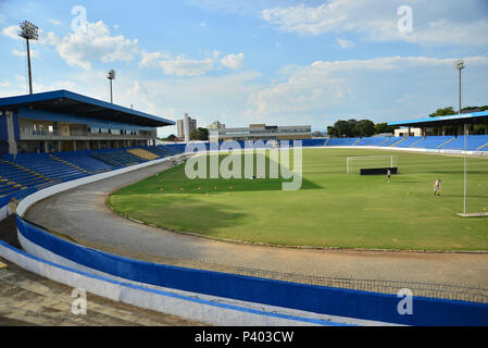 Das Estádio Municipal Martins Pereira em São José dos Campos, SP. Stockfoto