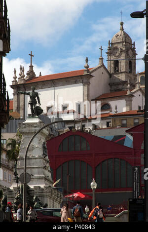 Der Mercado Ferreira Borges markt Porto, Portugal Stockfoto