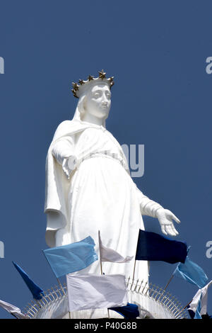 Statue der Jungfrau Maria in Harissa Stockfoto
