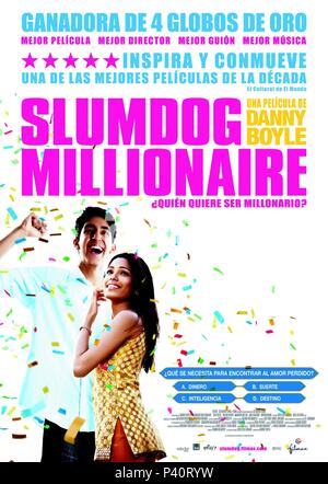 Original Film Titel: Slumdog Millionär. Englischer Titel: "Slumdog Millionaire". Regisseur: Danny Boyle, LOVELEEN TANDAN. Jahr: 2008. Credit: CELADOR FILMS/FILM4 / Album Stockfoto