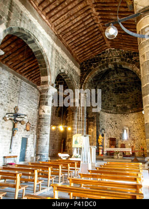 Vernazza, Italien - 20. Februar 2017: Kirche von Santa Margherita d'Antiochia Stockfoto