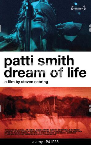 Original Film Titel: Patti Smith: DREAM DES LEBENS. Englischer Titel: Patti Smith: DREAM DES LEBENS. Regisseur: Steven Sebring. Jahr: 2008. Credit: Saubere Socken/thirteen WNET/Album Stockfoto