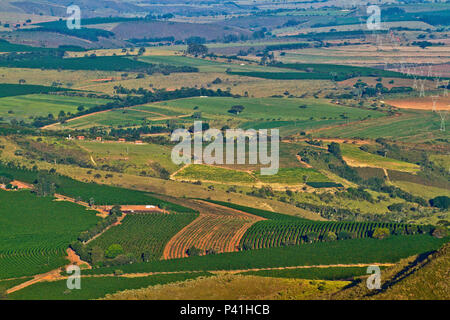 São Roque de Minas - MG Plantação de Café plantações Serra panorâmica ländlichen São Roque de Minas Minas Gerais Nordeste Brasil Stockfoto