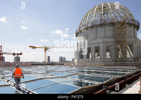 Berlin, Deutschland, Shell Berliner Schloss - Humboldt-forum auf dem Schlossplatz in Berlin-Mitte Stockfoto