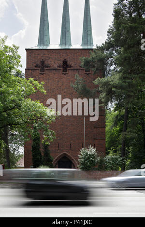 Berlin, Deutschland, die Kirche St. Michael auf der Königstraße in Wannsee Stockfoto