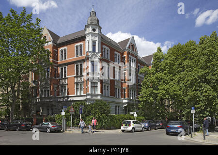 Berlin, Deutschland, alten Gebäude in der moselstraße Ecke Dickhardtstrasse in Berlin-Friedenau Stockfoto