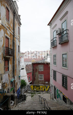 Lissabon, Portugal, Altstadt Alfama in Lissabon Stockfoto