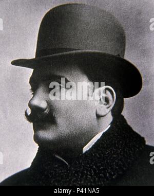 Portrait von Enrico Caruso (1873-1921), italienische Opernsängerin. Stockfoto