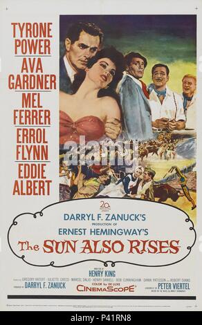 Original Film Titel: DIE SONNE STEIGT AUCH. Englischer Titel: The Sun Also Rises. Regisseur: HENRY KING. Jahr: 1957. Quelle: 20th Century Fox/Album Stockfoto