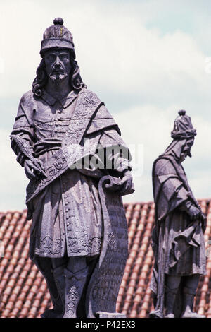 Profetas de Aleijadinho, Igreja do Senhor Bom Jesus, Congonhas Minas Gerais in Brasilien. Foto: João £ o FÃ¡vero/Fotoarena Stockfoto