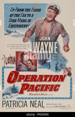 Original Film Titel: OPERATION PAZIFIK. Englischer Titel: Operation Pazifik. Film Regie: George WAGGNER. Jahr: 1951. Quelle: WARNER BROTHERS/Album Stockfoto