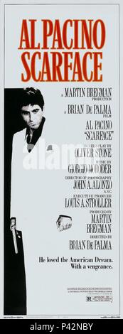 Original Film Titel: SCARFACE. Englischer Titel: SCARFACE. Regisseur: Brian DE PALMA. Jahr: 1983. Quelle: UNIVERSAL PICTURES/Album Stockfoto