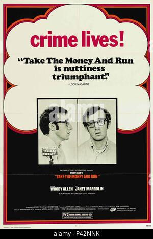 Original Film Titel: NEHMEN SIE DAS GELD UND den Durchlauf. Englischer Titel: NEHMEN SIE DAS GELD UND LAUFEN. Regisseur: WOODY ALLEN. Jahr: 1969. Credit: Cinerama/Album Stockfoto