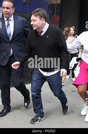 New York, USA. 20. Juni 2018. Mike Myers at Good Morning America in New York City am 20. Juni 2018. Credit: RW/MediaPunch Credit: MediaPunch Inc/Alamy leben Nachrichten Stockfoto