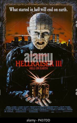 Original Film Titel: HELLRAISER III: die Hölle auf Erden. Englischer Titel: HELLRAISER III: die Hölle auf Erden. Regisseur: ANTHONY HICKOX. Jahr: 1992. Stockfoto