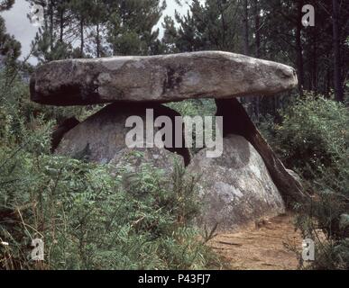 DOLMEN DE AXITOS. Ort: Außen, SPANIEN. Stockfoto