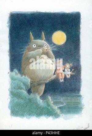 Original Film Titel: TONARI NO TOTORO. Englischer Titel: Mein Nachbar Totoro. Regisseur: HAYAO MIYAZAKI. Jahr: 1988. Credit: TOKUMA SHOTEN/Album Stockfoto