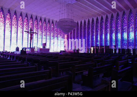 SantuÃ¡rio Dom Bosco durante Pontos turÃ-sticos de BrasÃ-lia. BRASÃLIA/DF, Brasilien 27/07/2004. (Foto: David Santos Jr/Fotoarena) Stockfoto