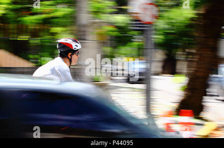 Ciclofaixa do Parque da jaqueira em Recife Recife/PE, Brasilien 12/10/2013. Foto: Carlos Ezequiel Vannoni/Fotoarena Stockfoto