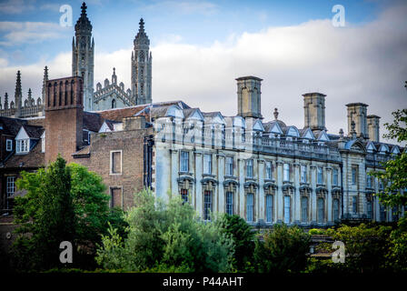 Bild © Lizenziert für i-Bilder Bildagentur. 19.06.2018. Cambridge, Vereinigtes Königreich. Kings College in Cambridge. Eine allgemeine Ansicht des Kings College der Universität Cambridge. Bild von Andrew Parsons/Parsons Medien Stockfoto