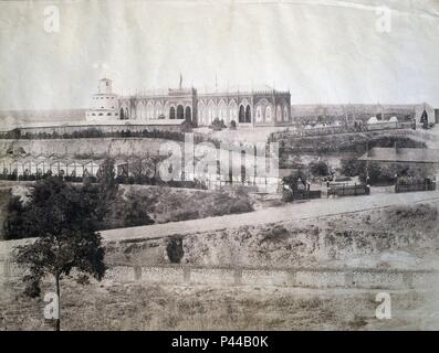 EXPOSICION AGRICOLA DE LA MONTAÑA DE PRINCIPE PIO. Autor: J.M. Sánchez (19.). Lage: MUSEO DE HISTORIA - FOTOGRAFIAS, SPANIEN. Stockfoto