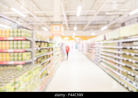Unscharfer Hintergrund - Abstract blur Shopping Mall store Interieur. Stockfoto