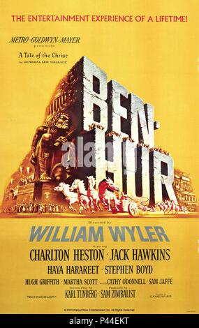 Original Film Titel: BEN-HUR. Englischer Titel: BEN-HUR. Regisseur: William Wyler. Jahr: 1959. Credit: MGM /Album Stockfoto