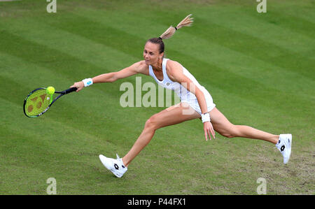 Magdalena Rybarikova aus der Slowakei während des dritten Tages des Nature Valley Classic im Edgbaston Priory, Birmingham. DRÜCKEN SIE VERBANDSFOTO. Bilddatum: Mittwoch, 20. Juni 2018. Siehe PA Geschichte TENNIS Birmingham. Bildnachweis sollte lauten: Mike Egerton/PA Wire. Stockfoto