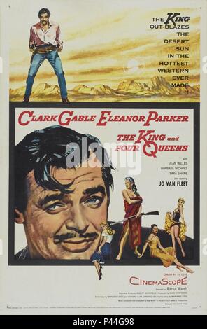 Original Film Titel: DER KÖNIG UND DIE VIER KÖNIGINNEN. Englischer Titel: DER KÖNIG UND DIE VIER KÖNIGINNEN. Regisseur: Raoul Walsh. Jahr: 1956. Quelle: UNITED ARTISTS/Album Stockfoto
