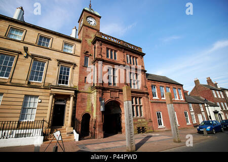Alte Tullie House in Tullie House Museum und Kunstgalerie Carlisle Cumbria England Großbritannien Stockfoto